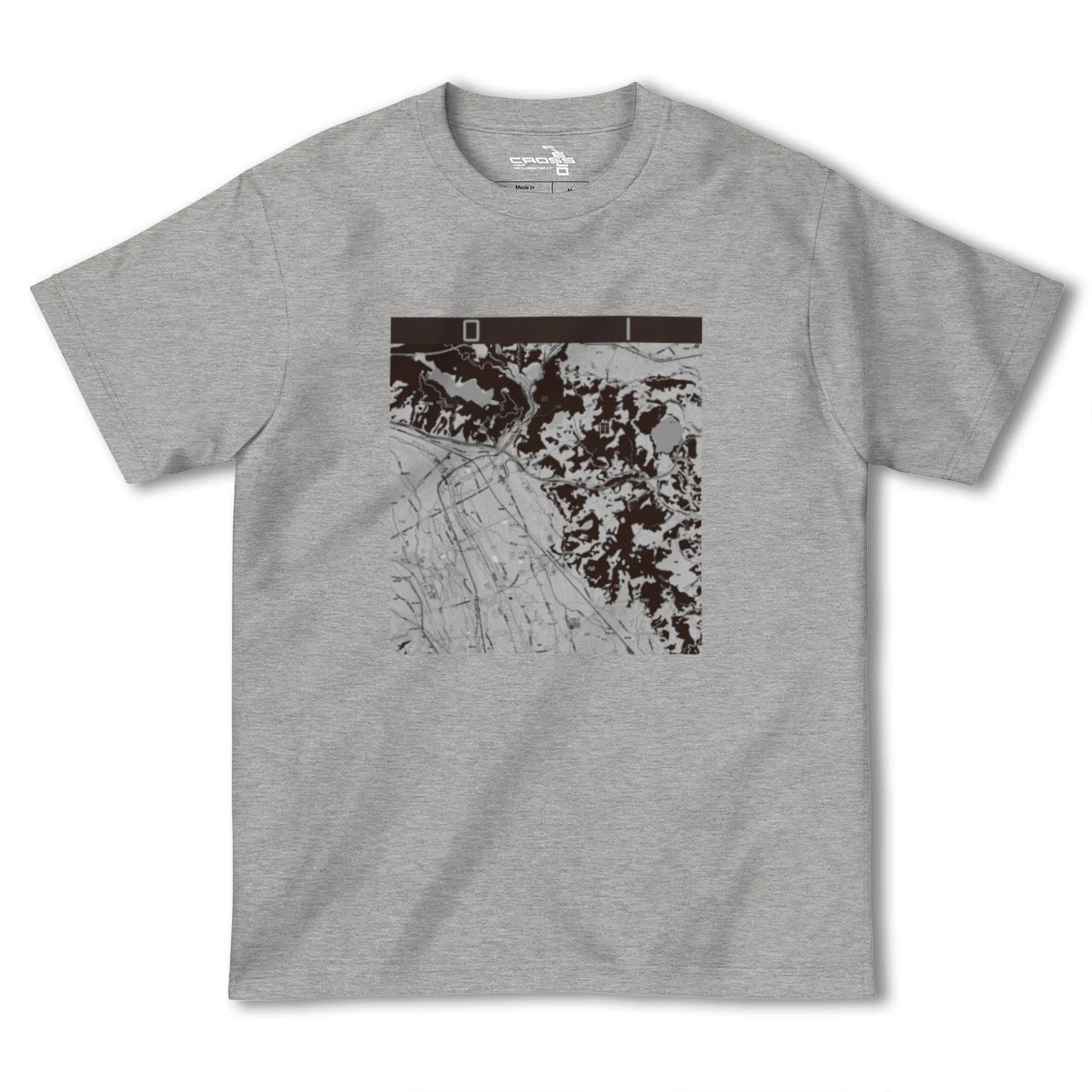 【大井(神奈川県)】地図柄ヘビーウェイトTシャツ