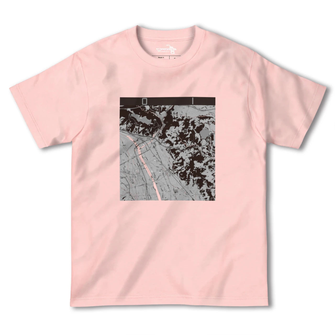 【大井(神奈川県)】地図柄ヘビーウェイトTシャツ
