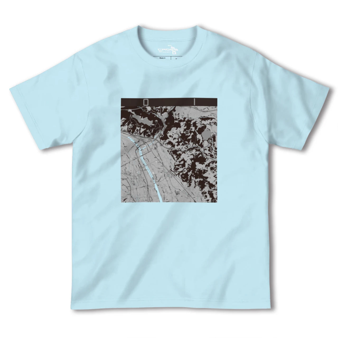 【大井(神奈川県)】地図柄ヘビーウェイトTシャツ
