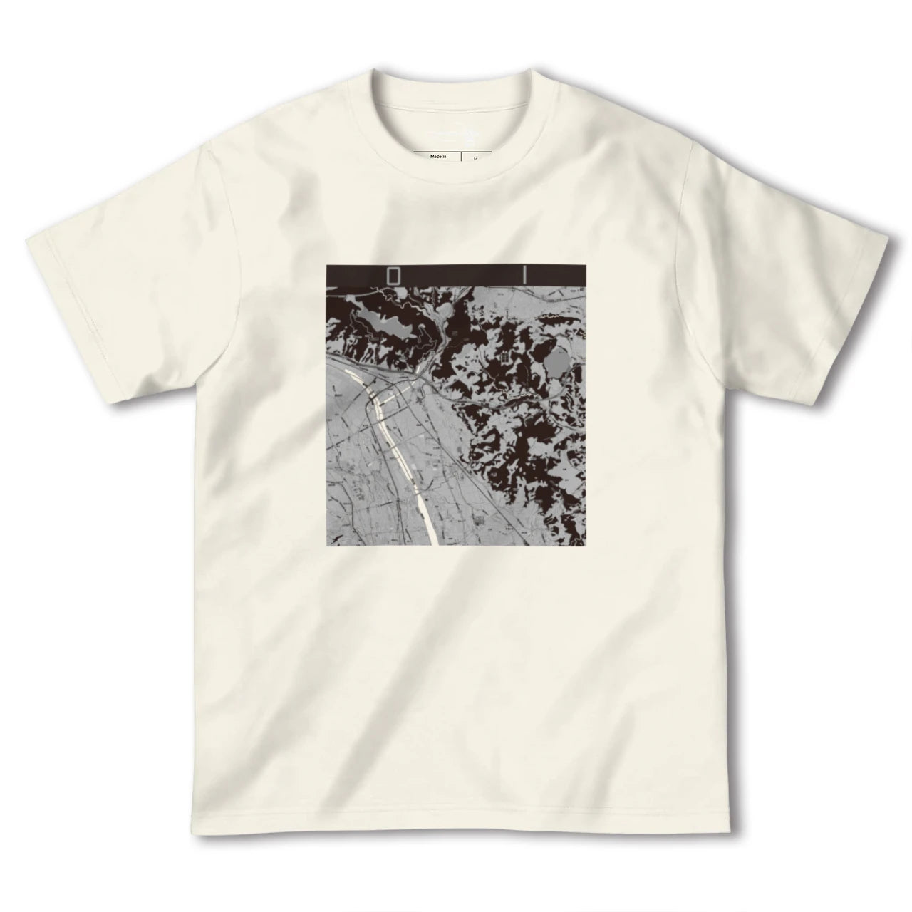 【大井(神奈川県)】地図柄ヘビーウェイトTシャツ