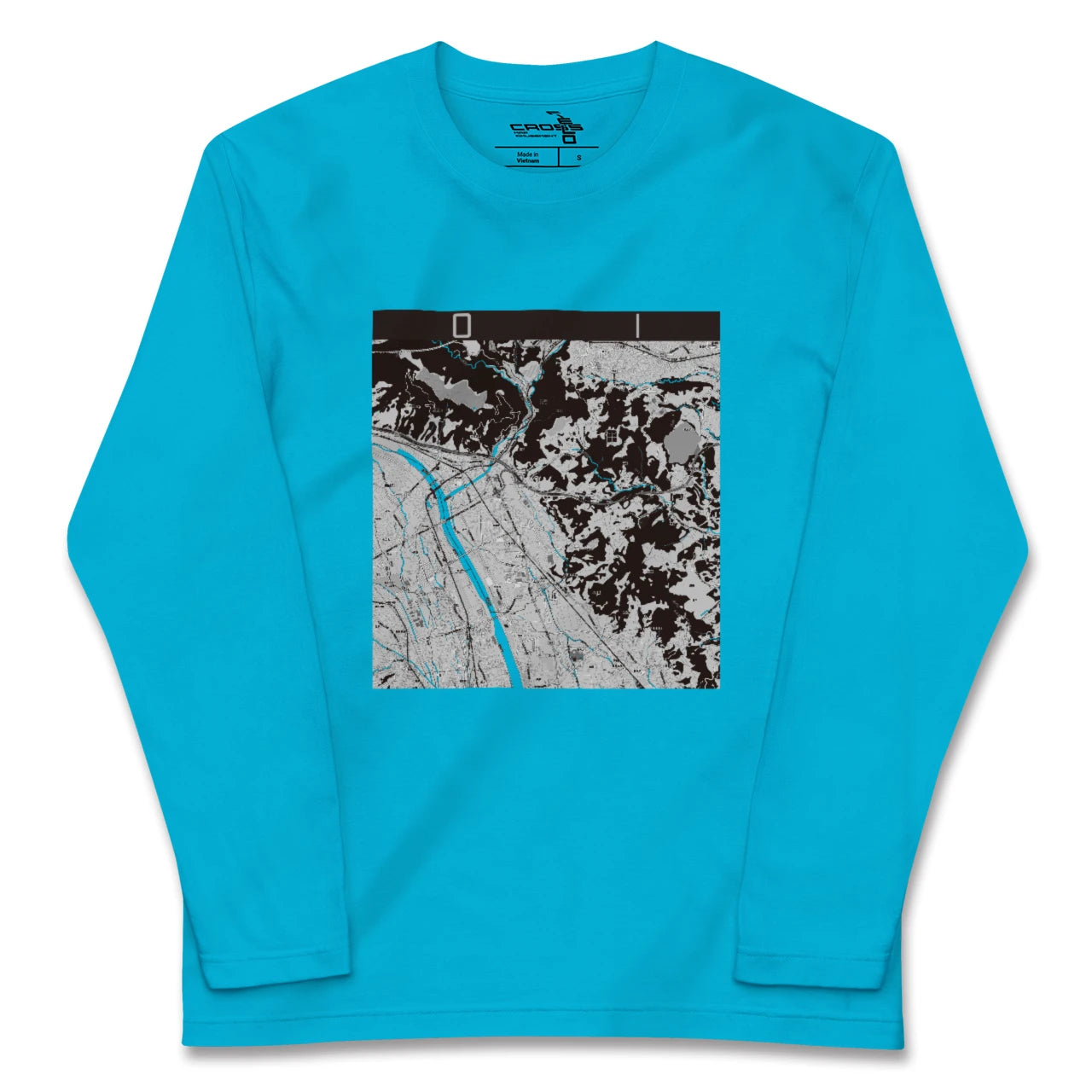 【大井(神奈川県)】地図柄ロングスリーブTシャツ
