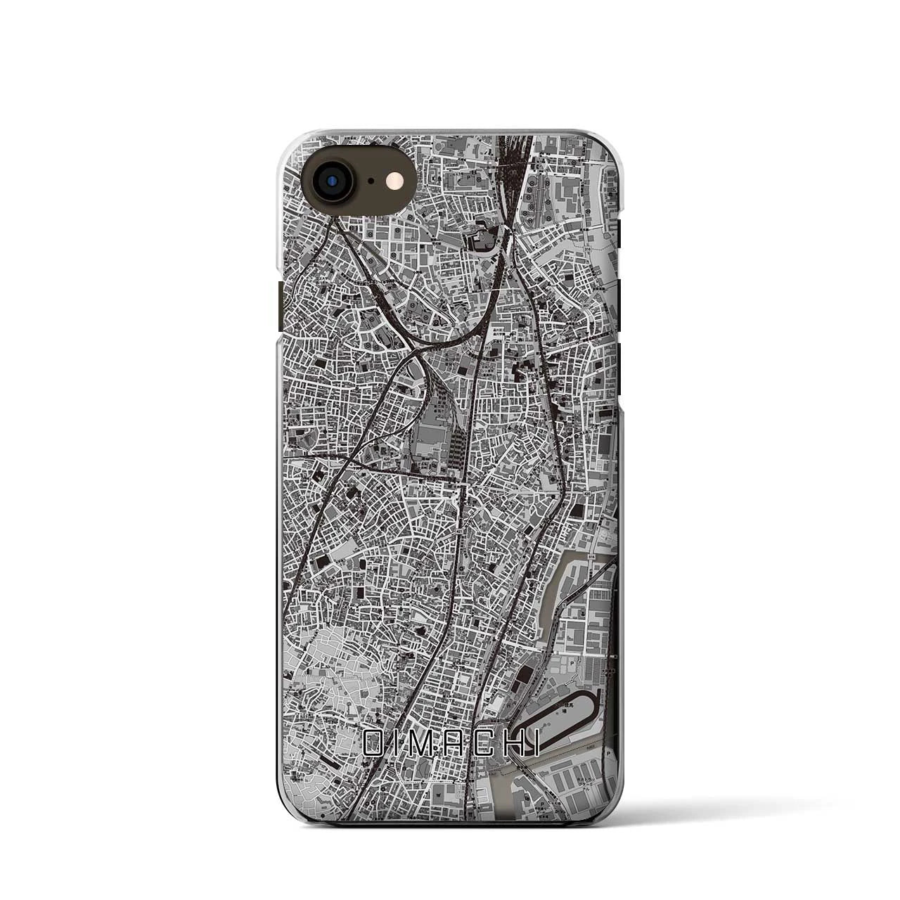 【大井町(東京都)】地図柄iPhoneケース(クリアタイプ)