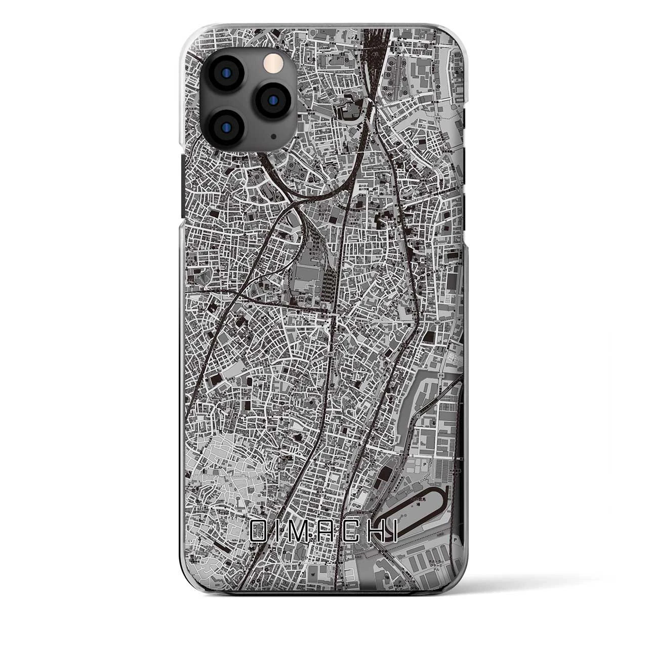 【大井町(東京都)】地図柄iPhoneケース(クリアタイプ)