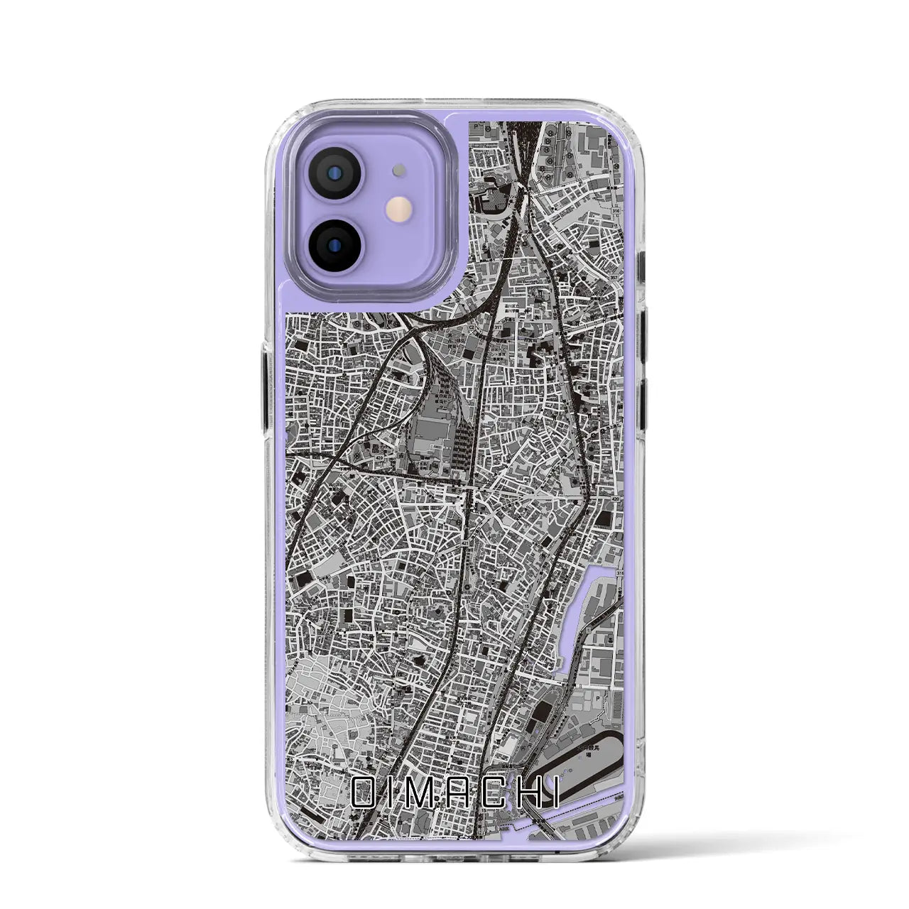 【大井町(東京都)】地図柄iPhoneケース(MagSafeタイプ)