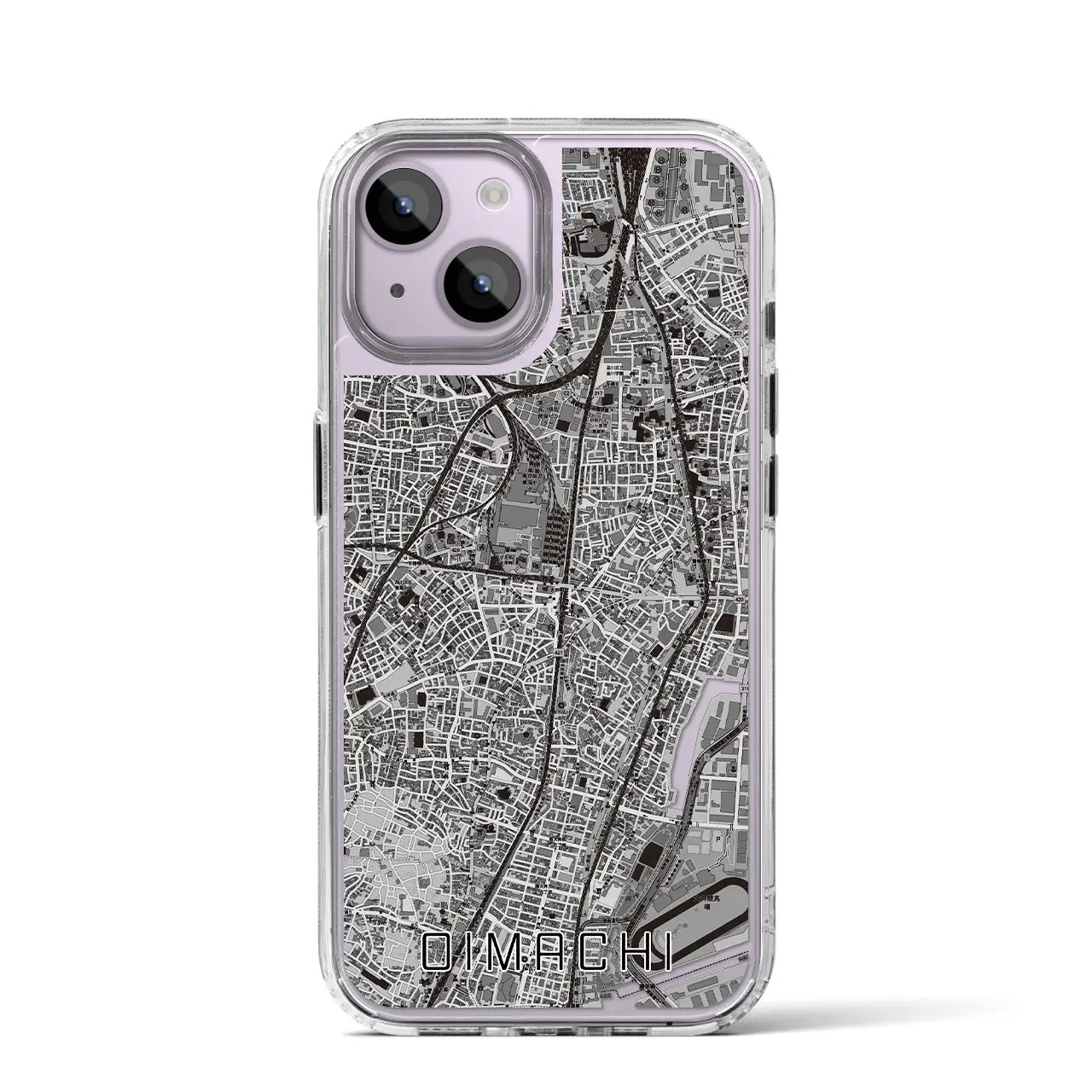 【大井町(東京都)】地図柄iPhoneケース(MagSafeタイプ)