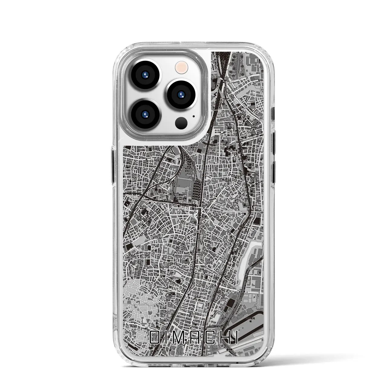 【大井町(東京都)】地図柄iPhoneケース(MagSafeタイプ)
