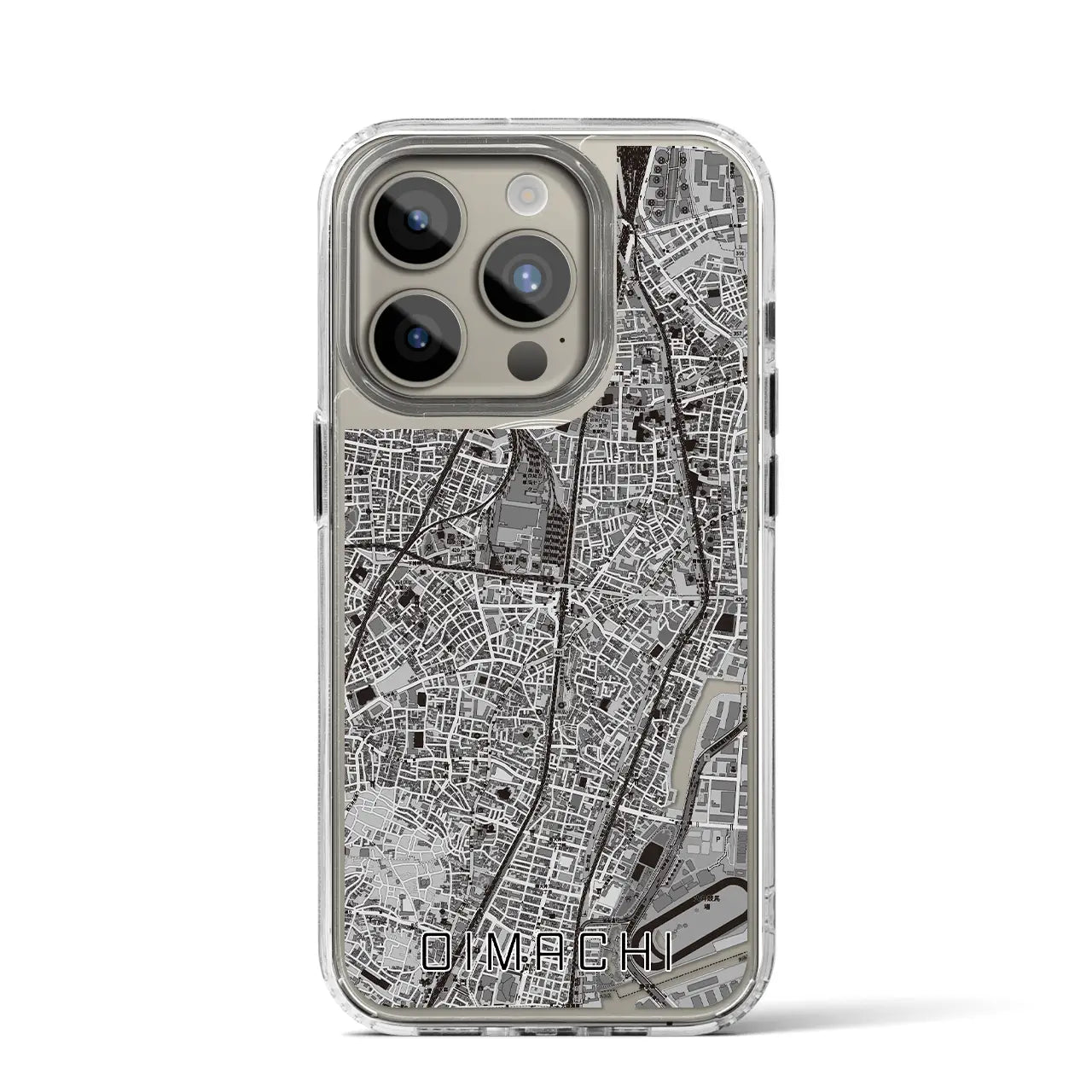 【大井町(東京都)】地図柄iPhoneケース(MagSafeタイプ)