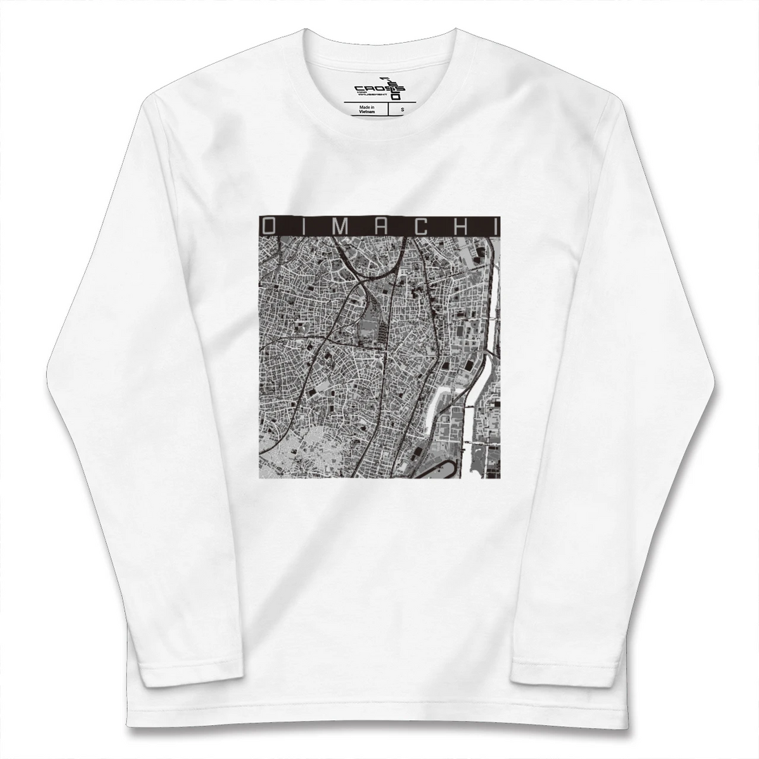 【大井町(東京都)】地図柄ロングスリーブTシャツ