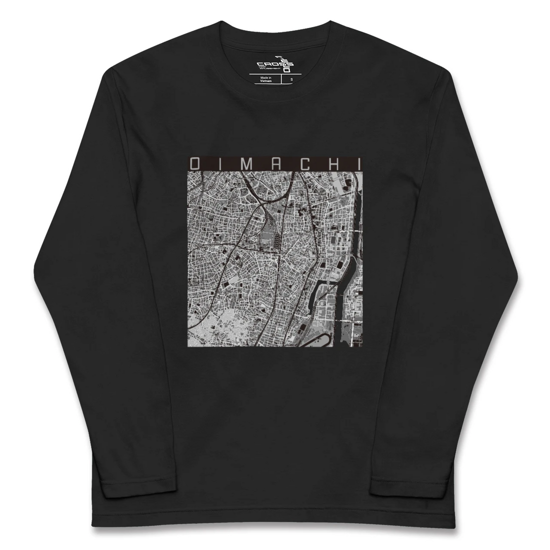 【大井町(東京都)】地図柄ロングスリーブTシャツ