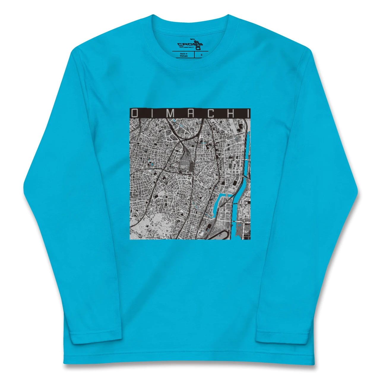 【大井町(東京都)】地図柄ロングスリーブTシャツ