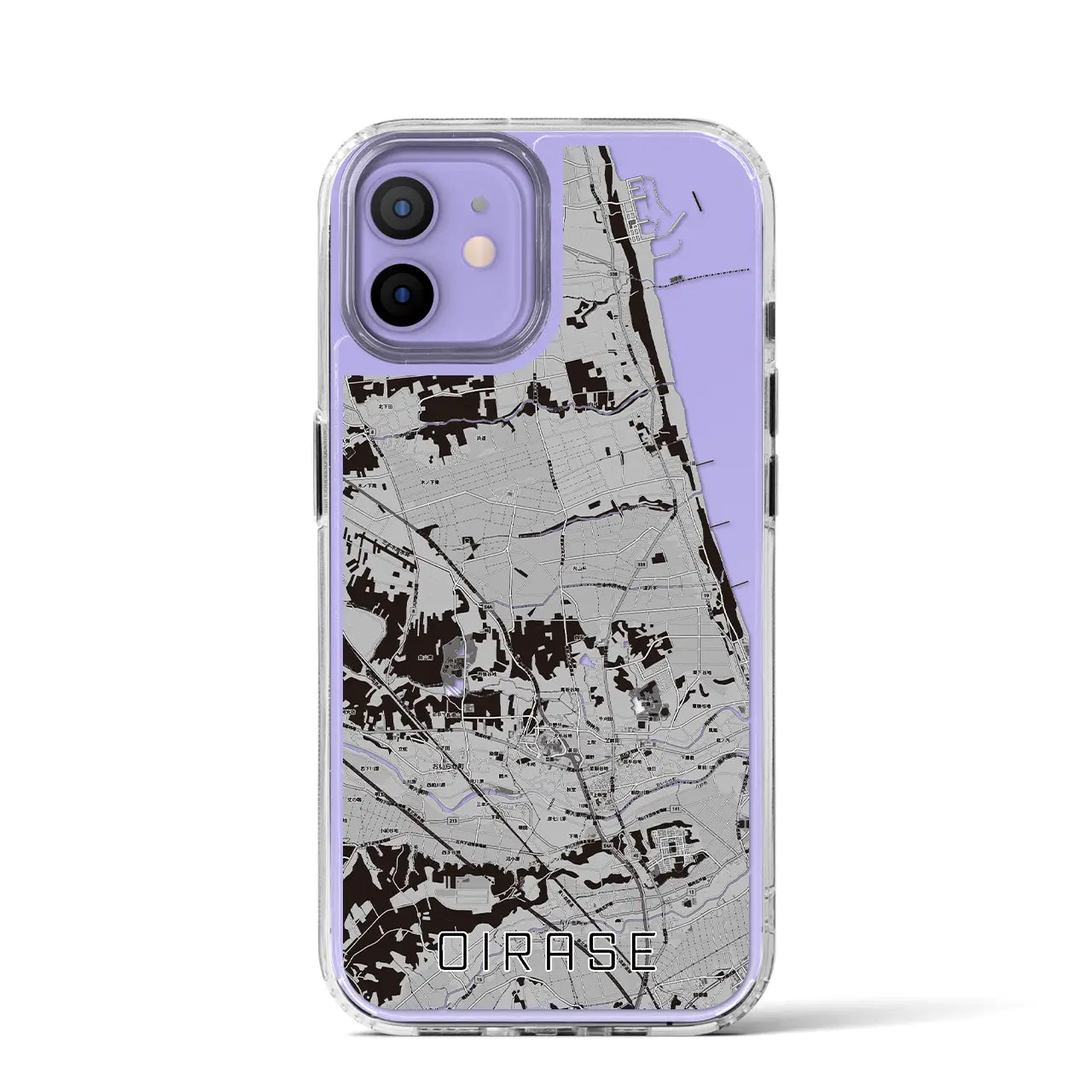 【おいらせ(青森県)】地図柄iPhoneケース(MagSafeタイプ)
