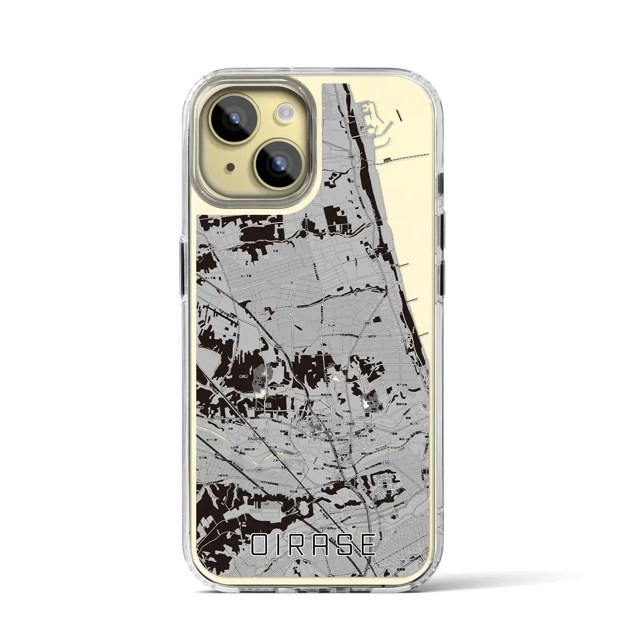 【おいらせ(青森県)】地図柄iPhoneケース(MagSafeタイプ)