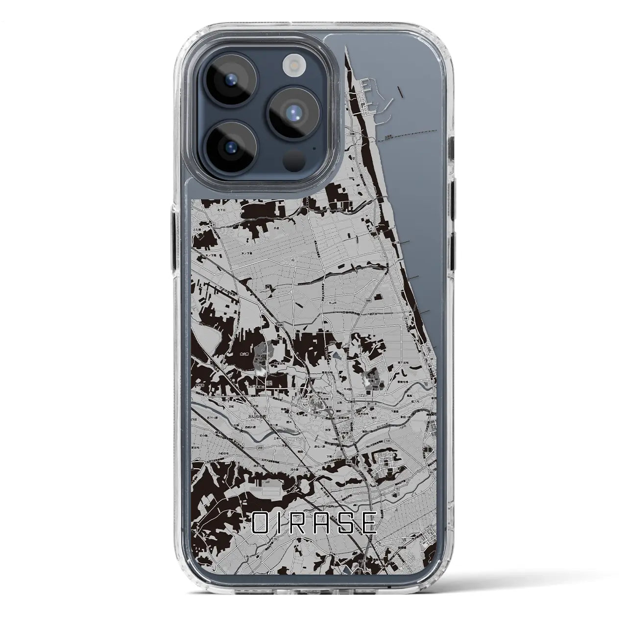 【おいらせ(青森県)】地図柄iPhoneケース(MagSafeタイプ)