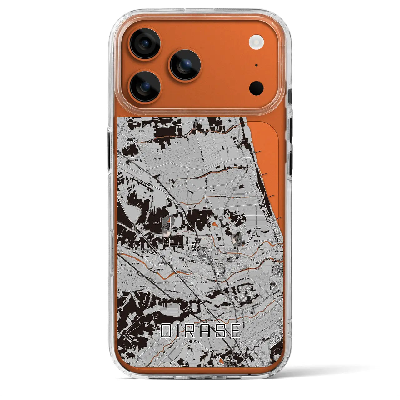【おいらせ(青森県)】地図柄iPhoneケース(MagSafeタイプ)
