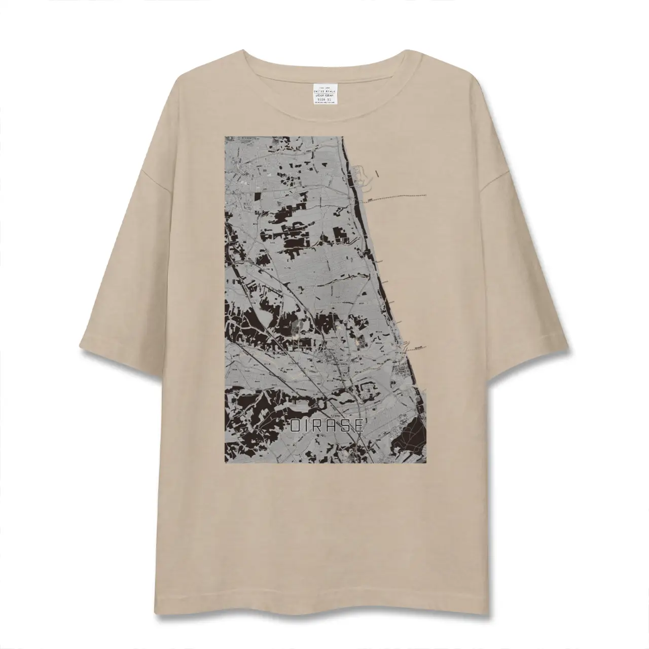 【おいらせ(青森県)】地図柄ビッグシルエットTシャツ