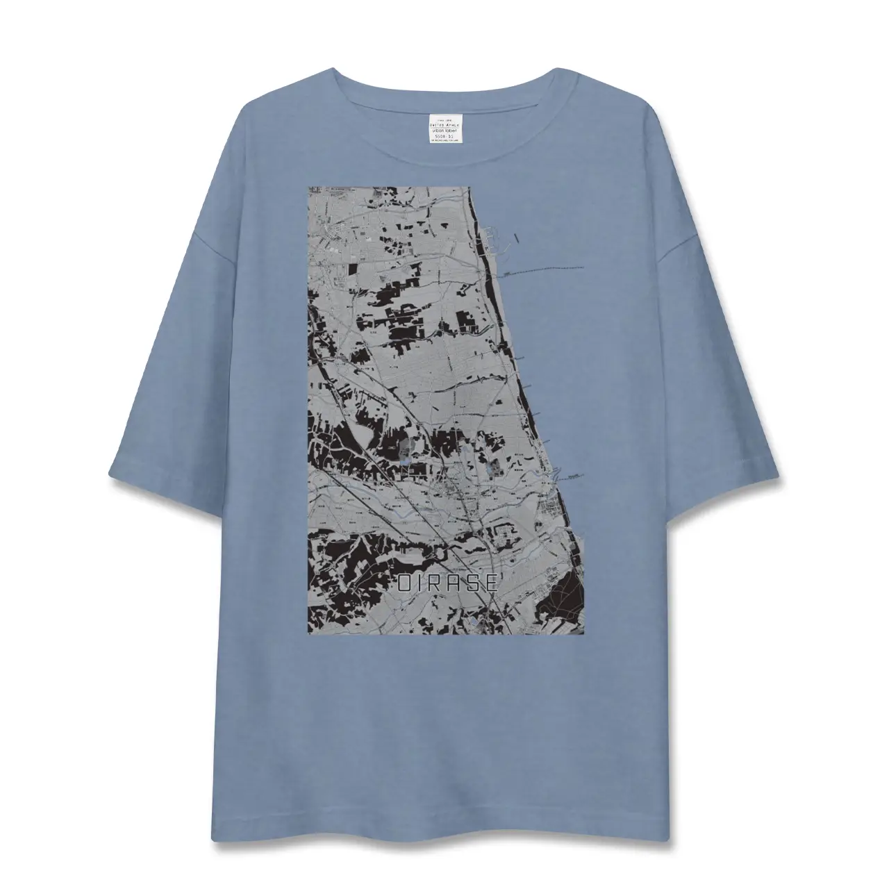 【おいらせ(青森県)】地図柄ビッグシルエットTシャツ
