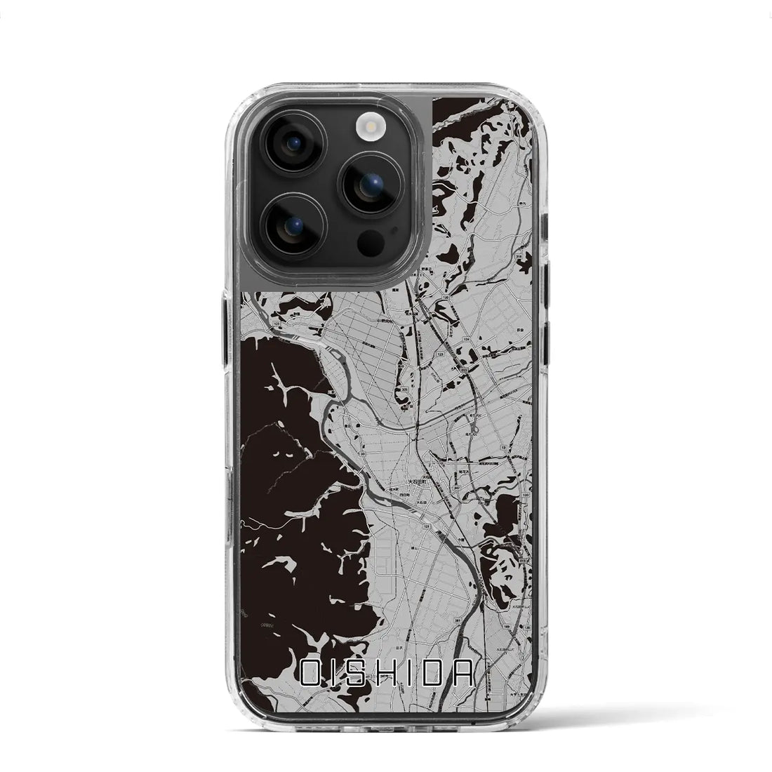 【大石田(山形県)】地図柄iPhoneケース(MagSafeタイプ)