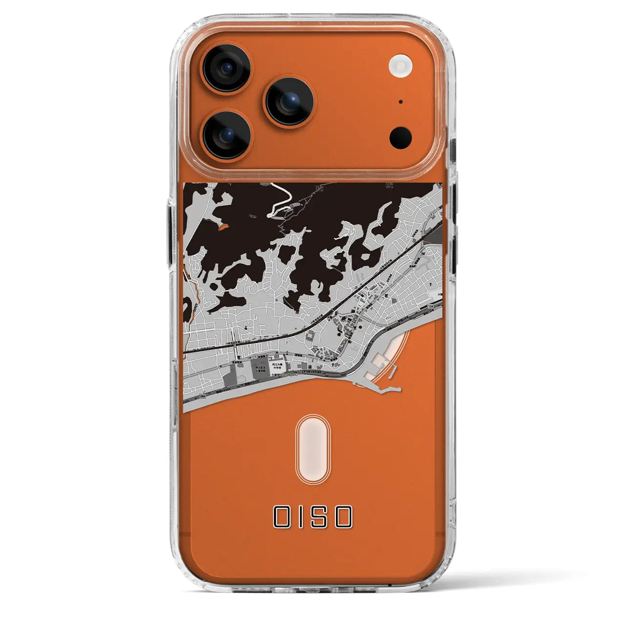 【大磯(神奈川県)】地図柄iPhoneケース(MagSafeタイプ)