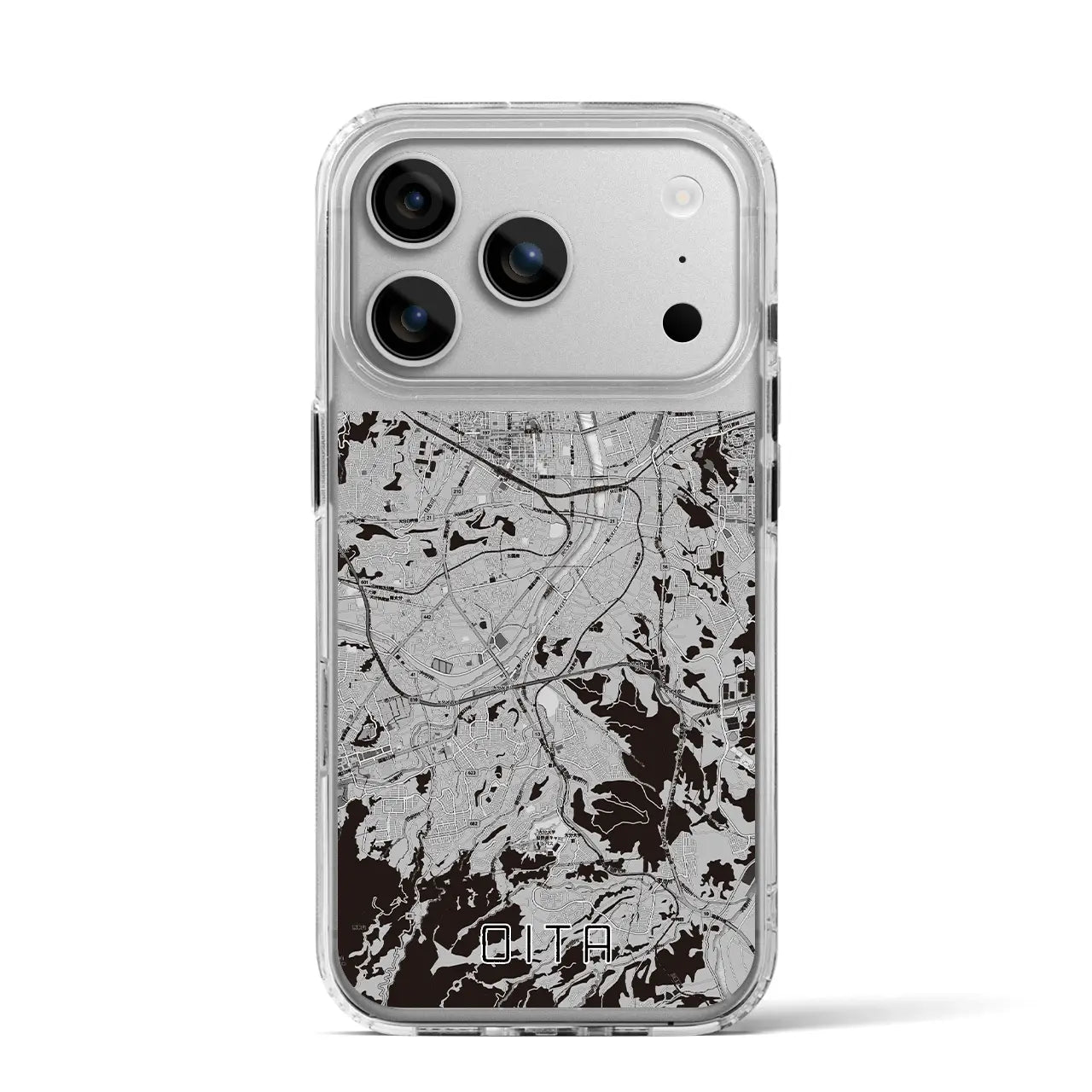 【大分(大分県)】地図柄iPhoneケース(MagSafeタイプ)