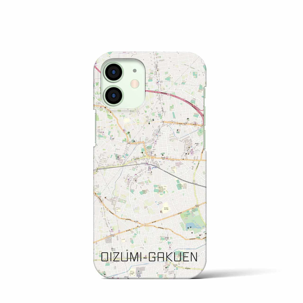 【大泉学園(東京都)】地図柄iPhoneケース(バックカバータイプ)