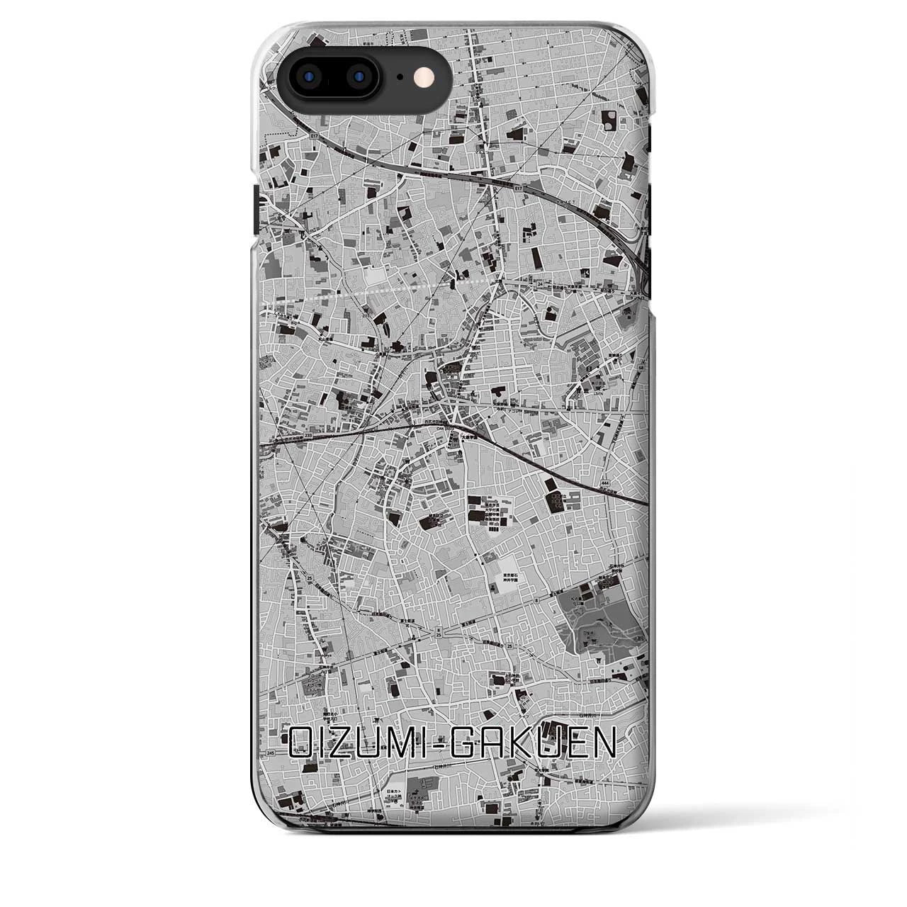 【大泉学園(東京都)】地図柄iPhoneケース(クリアタイプ)