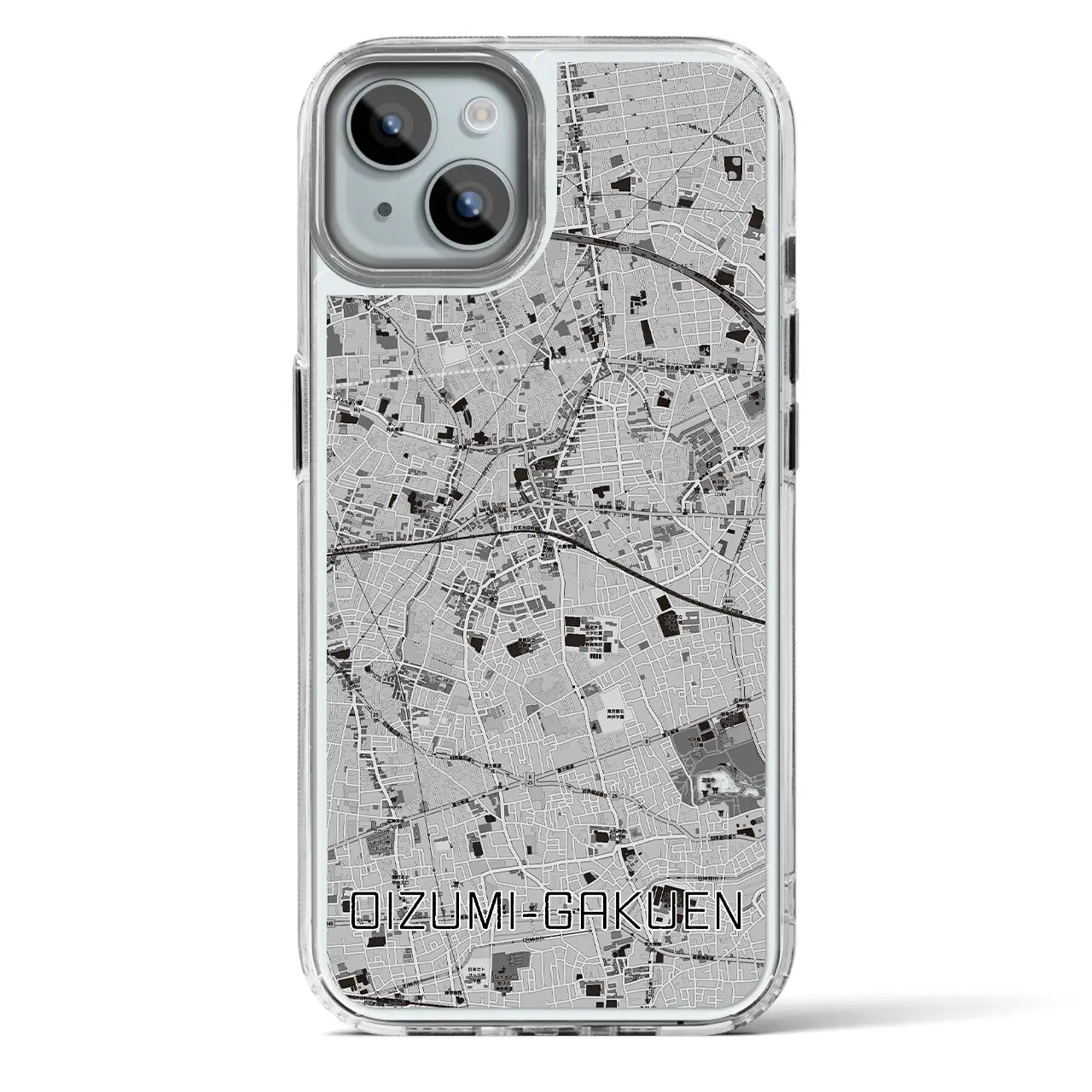 【大泉学園(東京都)】地図柄iPhoneケース(MagSafeタイプ)