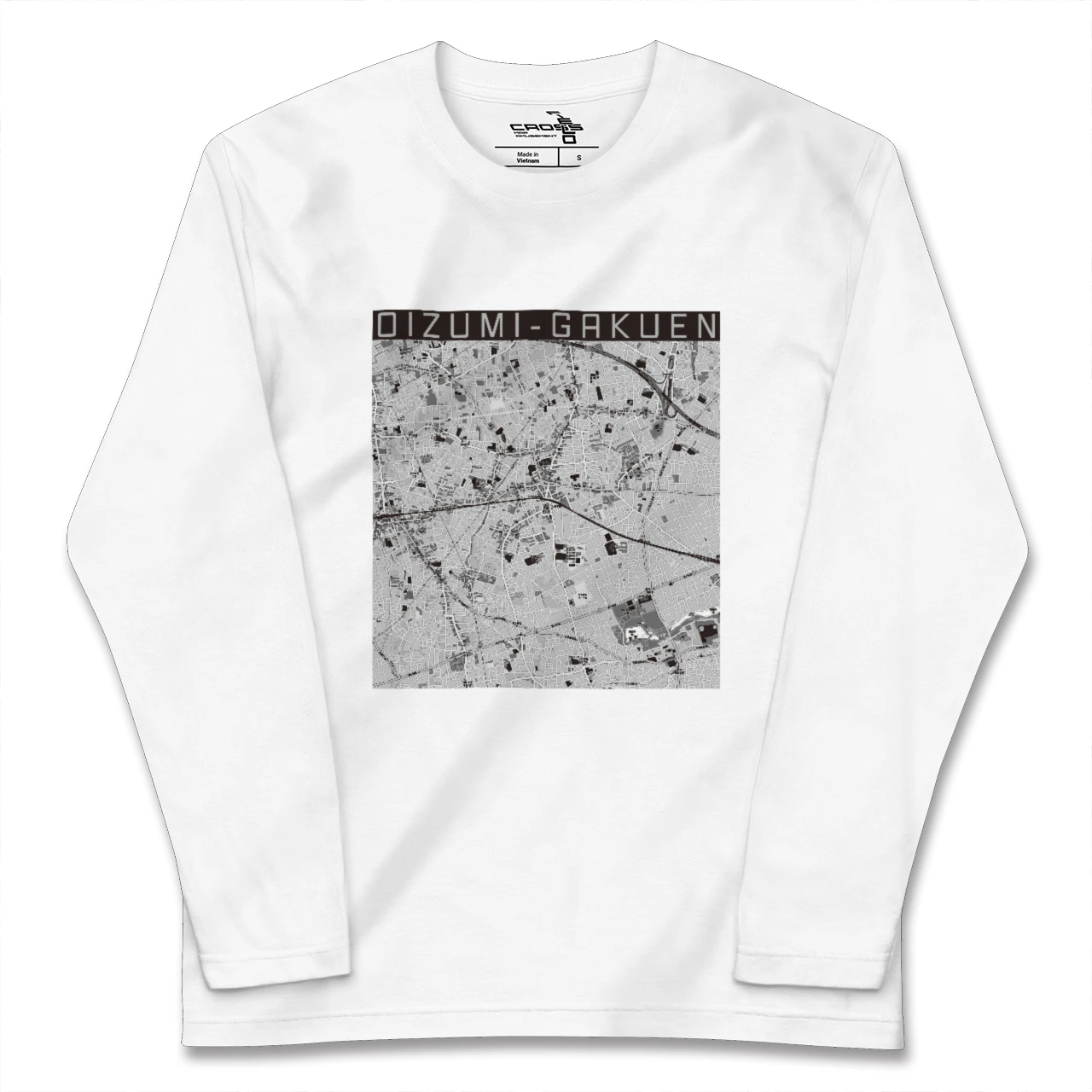 【大泉学園(東京都)】地図柄ロングスリーブTシャツ