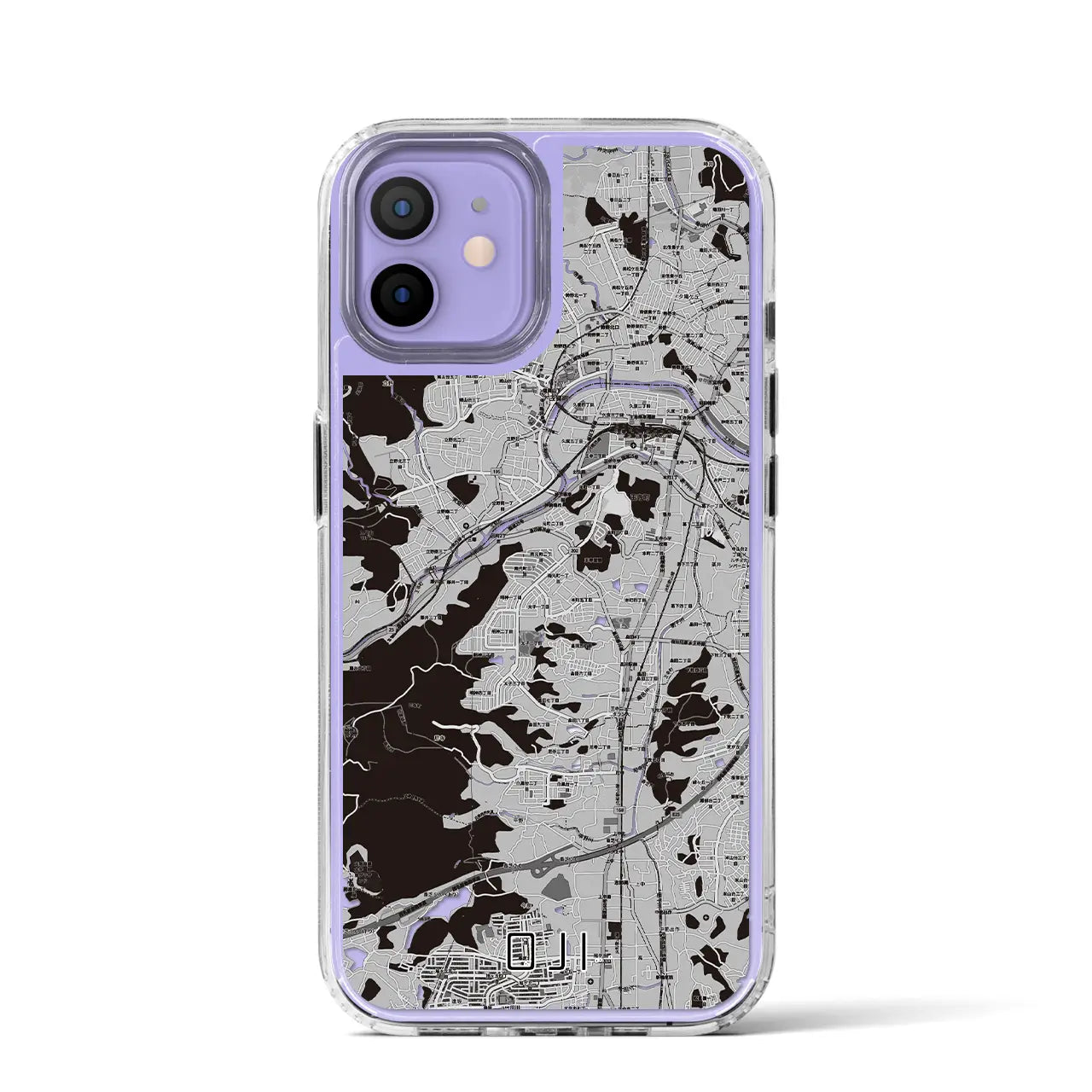 【王寺(奈良県)】地図柄iPhoneケース(MagSafeタイプ)