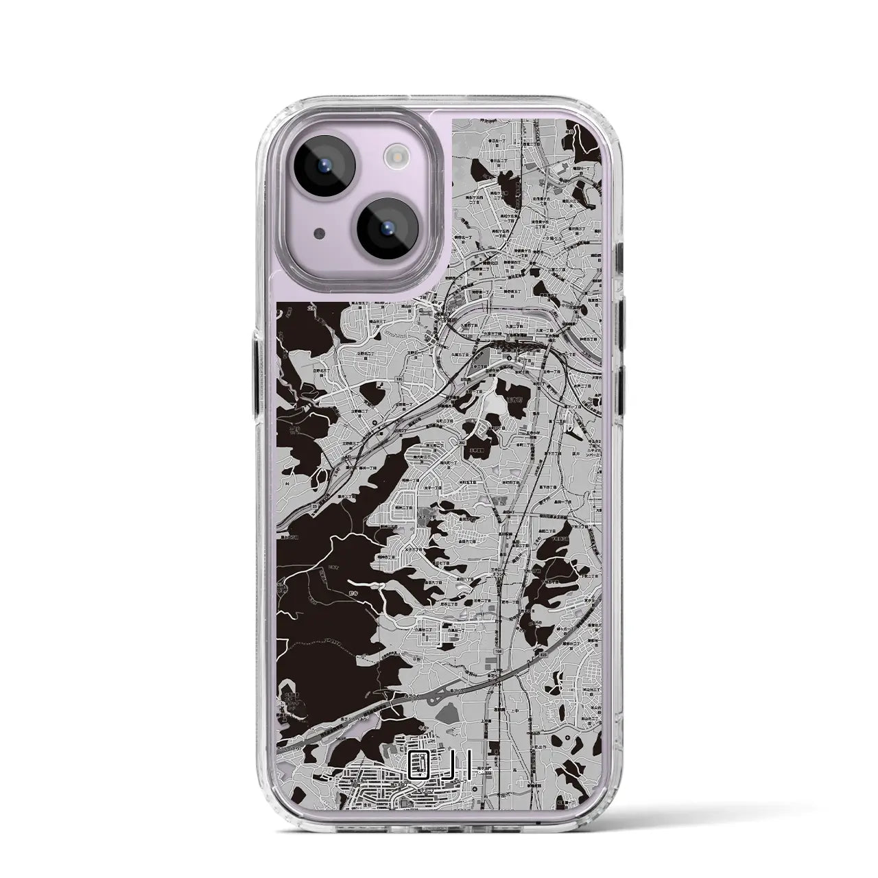 【王寺(奈良県)】地図柄iPhoneケース(MagSafeタイプ)