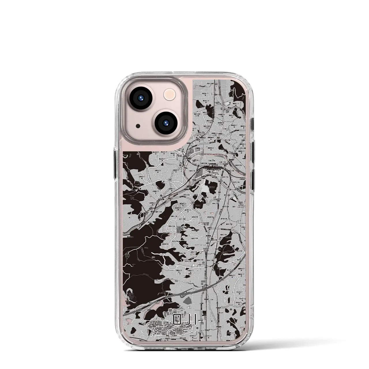 【王寺(奈良県)】地図柄iPhoneケース(MagSafeタイプ)