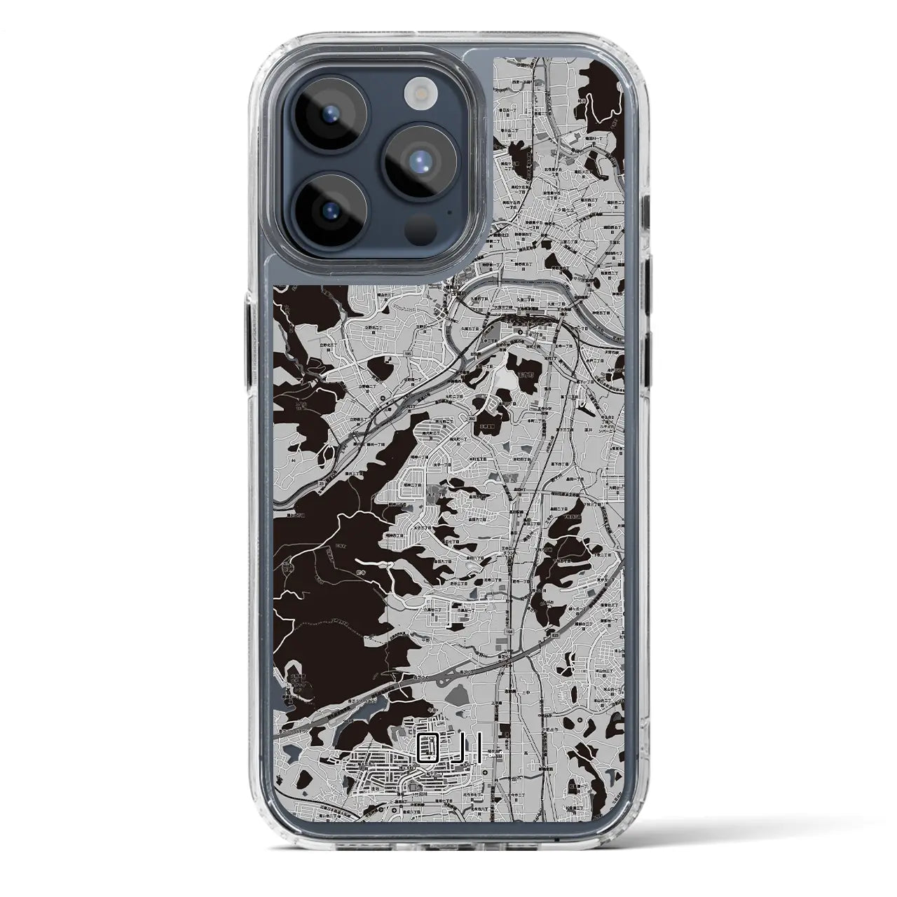 【王寺(奈良県)】地図柄iPhoneケース(MagSafeタイプ)