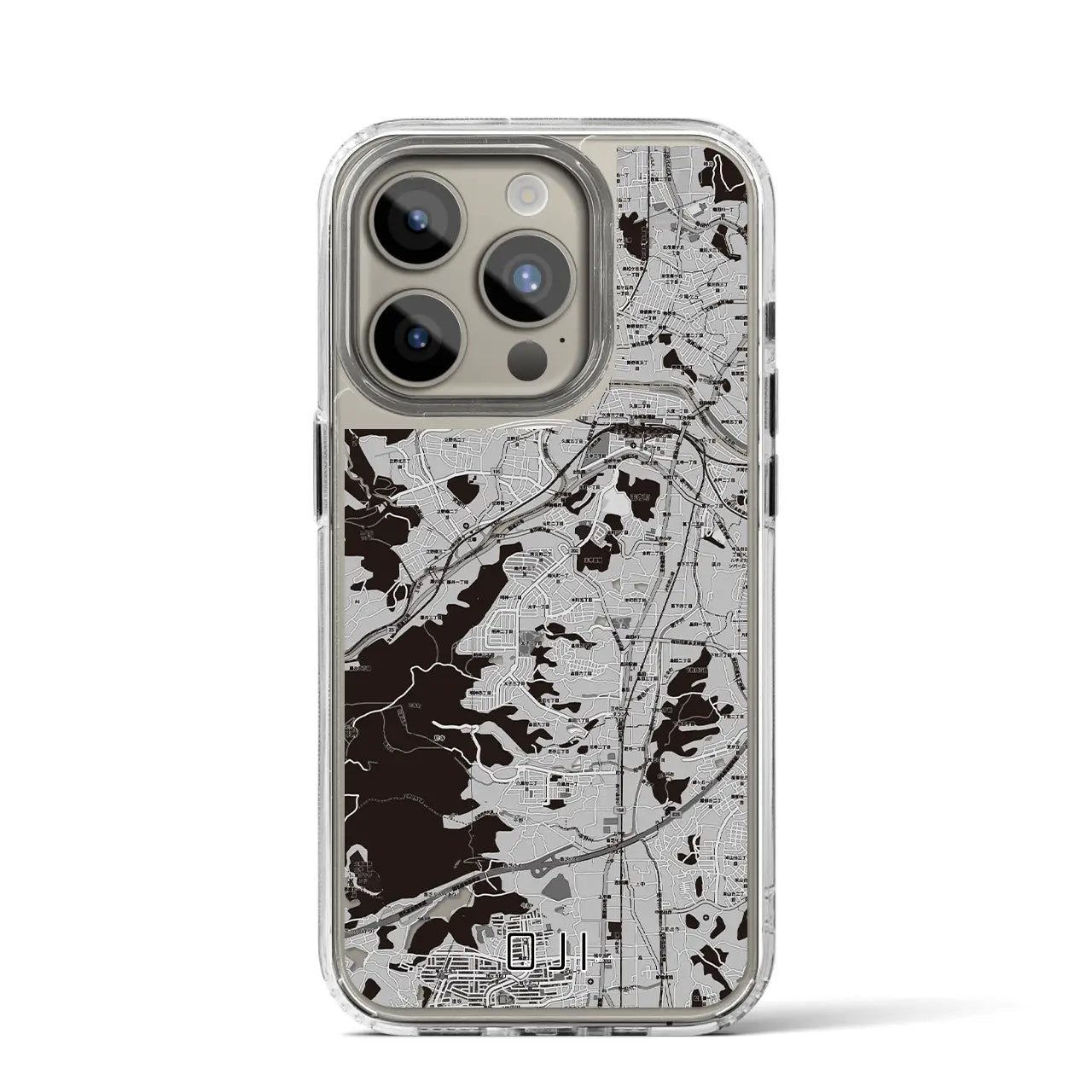 【王寺(奈良県)】地図柄iPhoneケース(MagSafeタイプ)