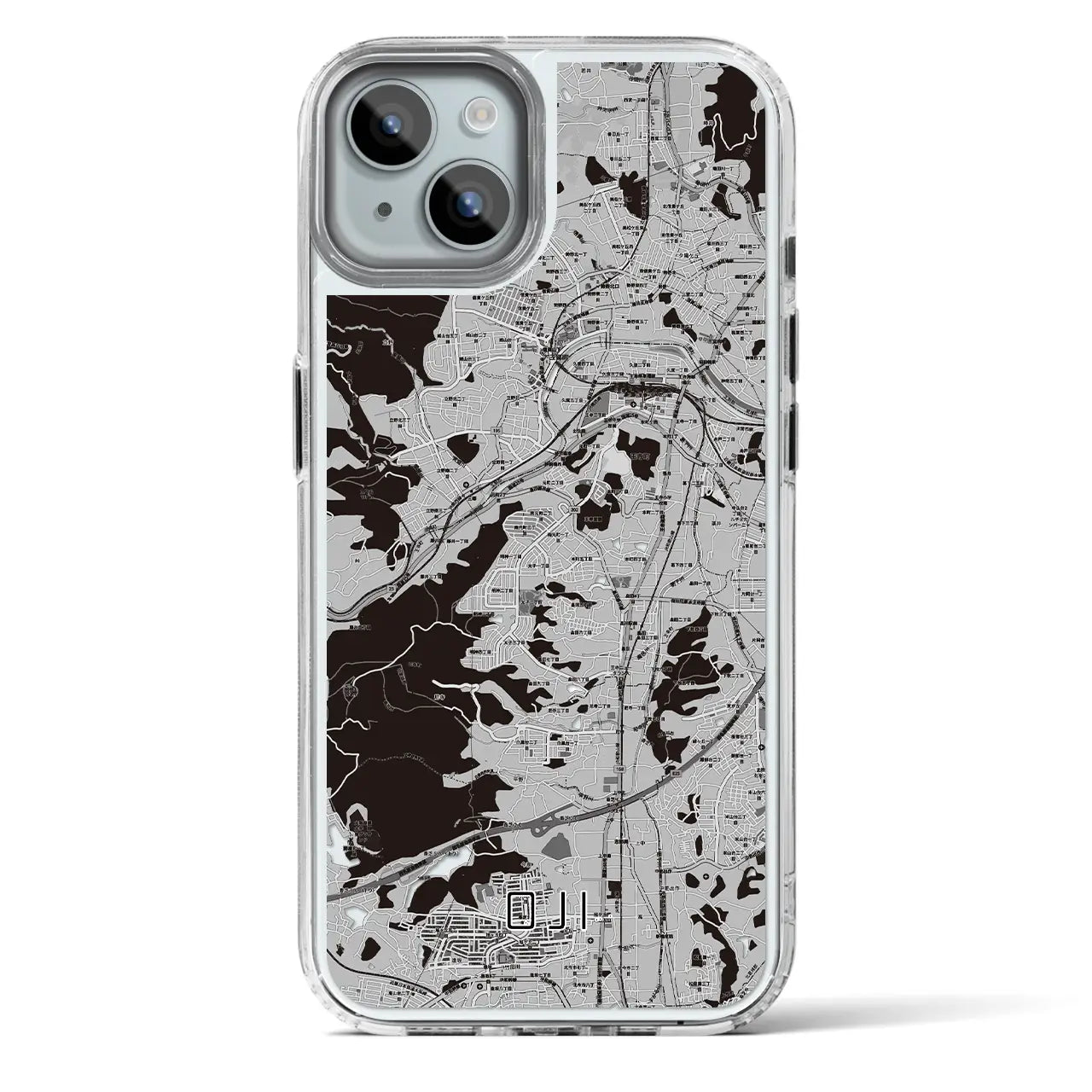 【王寺(奈良県)】地図柄iPhoneケース(MagSafeタイプ)