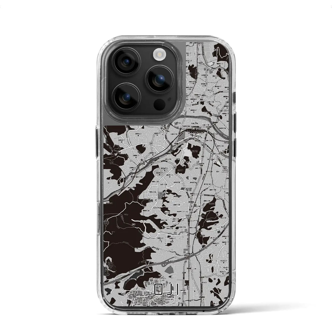 【王寺(奈良県)】地図柄iPhoneケース(MagSafeタイプ)