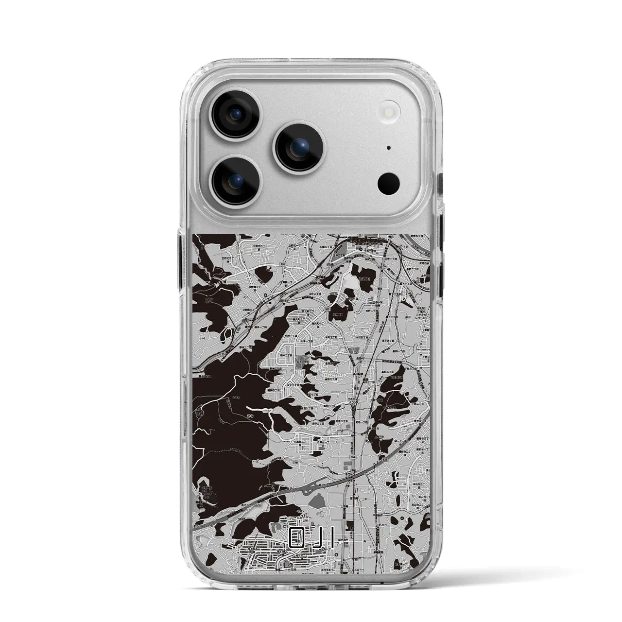 【王寺(奈良県)】地図柄iPhoneケース(MagSafeタイプ)