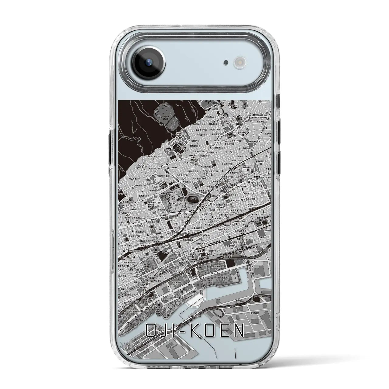 【王子公園(兵庫県)】地図柄iPhoneケース(MagSafeタイプ)