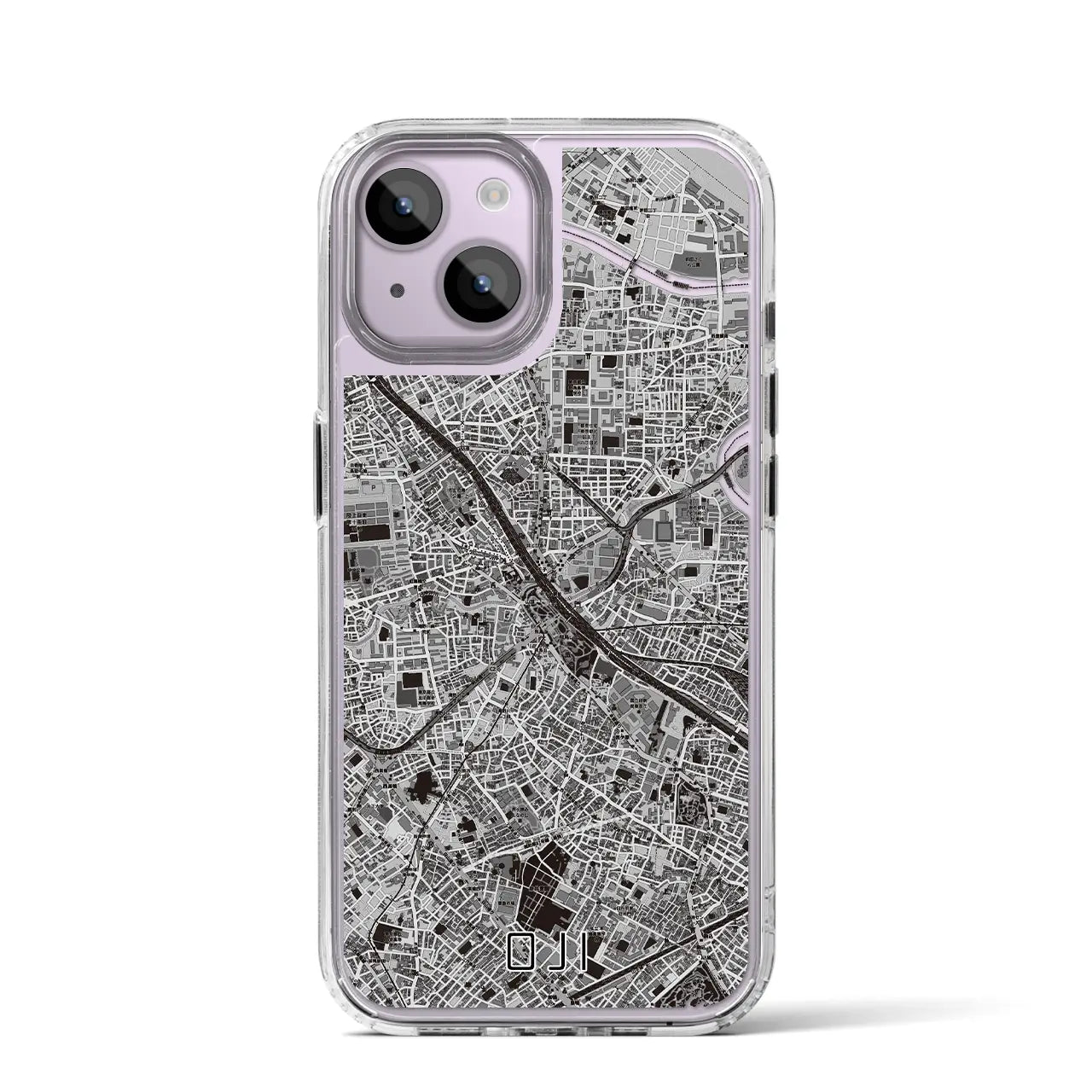 【王子(東京都)】地図柄iPhoneケース(MagSafeタイプ)
