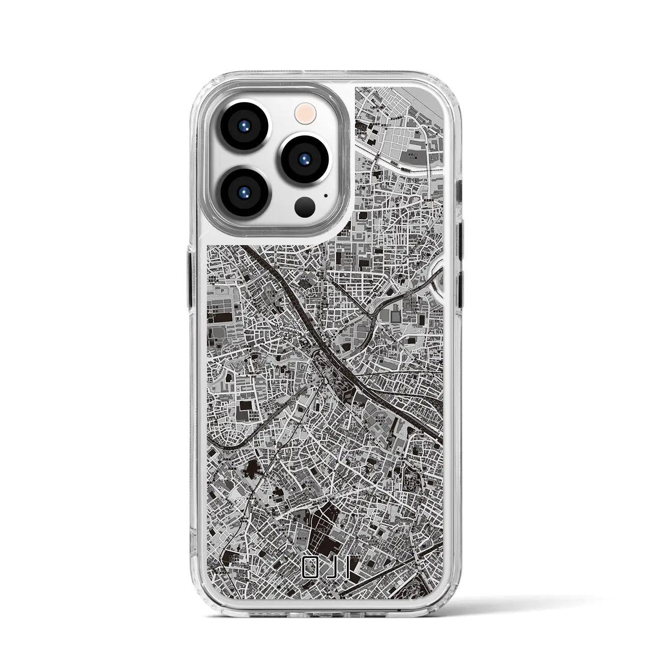 【王子(東京都)】地図柄iPhoneケース(MagSafeタイプ)