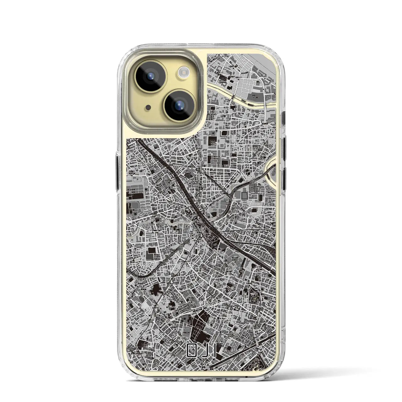 【王子(東京都)】地図柄iPhoneケース(MagSafeタイプ)