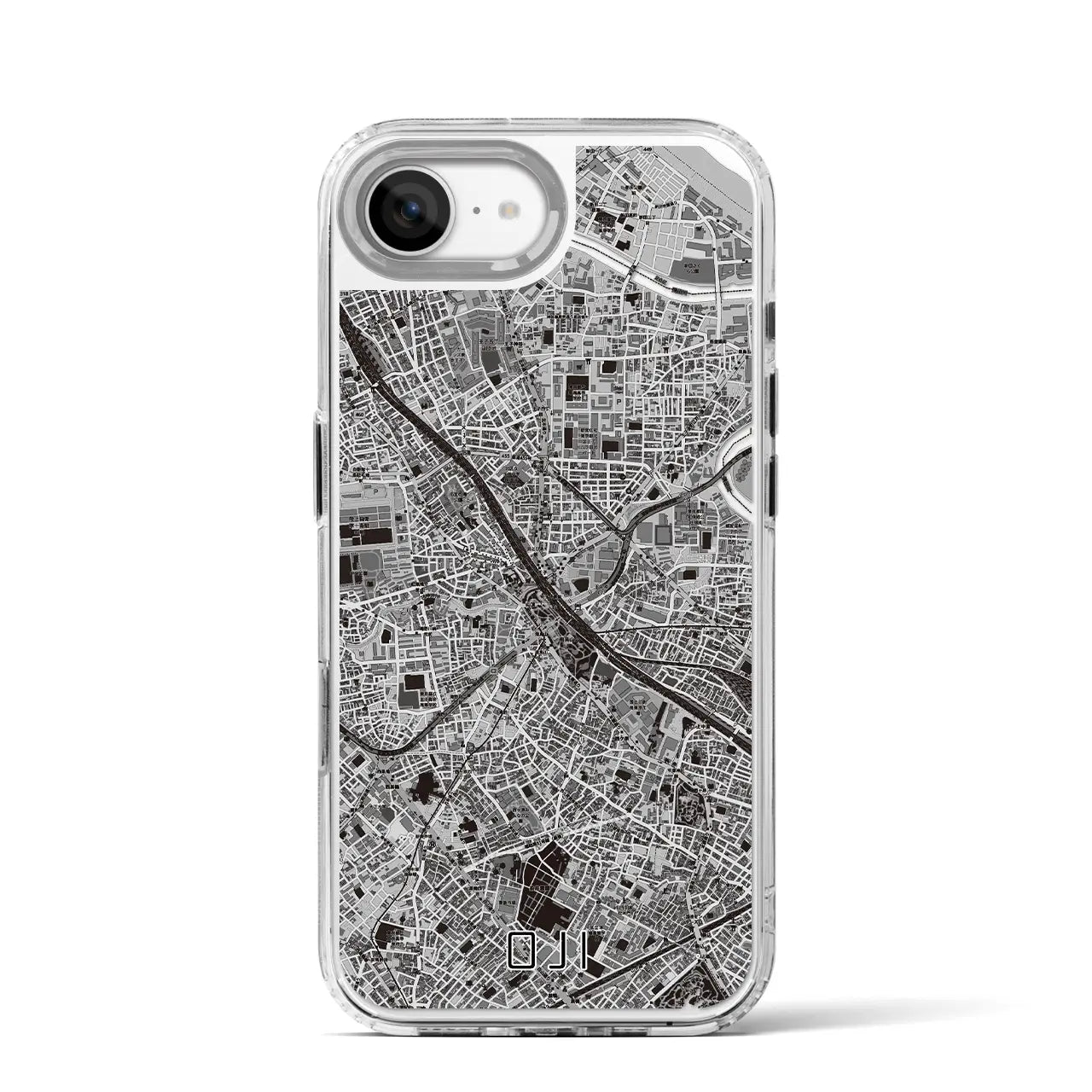【王子(東京都)】地図柄iPhoneケース(MagSafeタイプ)