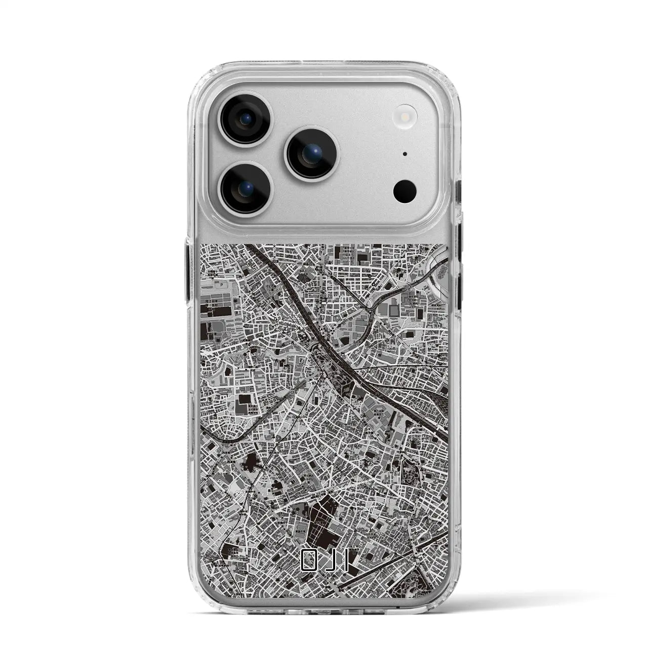 【王子(東京都)】地図柄iPhoneケース(MagSafeタイプ)