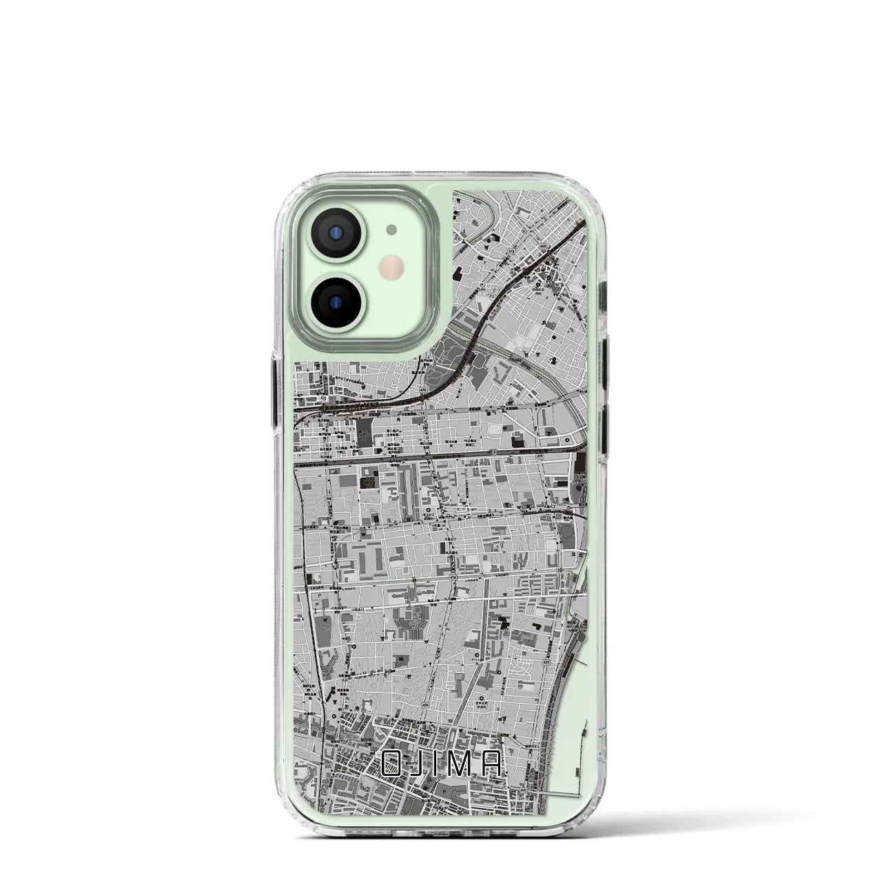 【大島(東京都)】地図柄iPhoneケース(MagSafeタイプ)