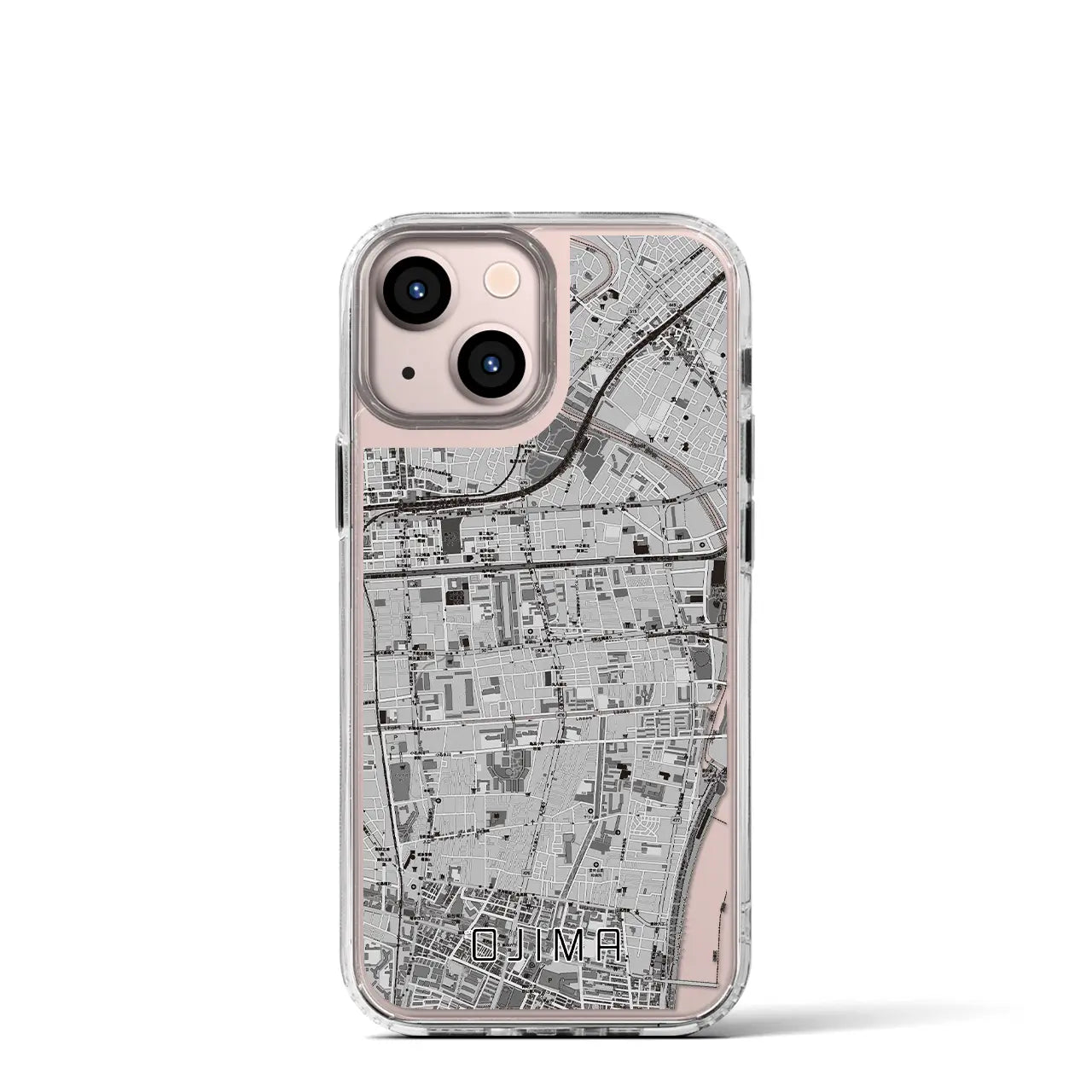 【大島(東京都)】地図柄iPhoneケース(MagSafeタイプ)