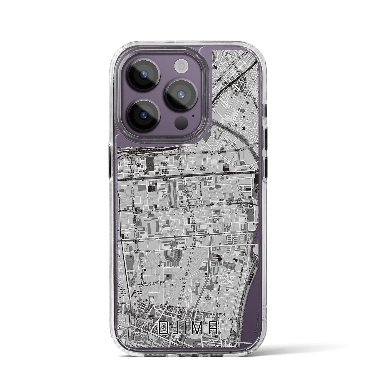 【大島(東京都)】地図柄iPhoneケース(MagSafeタイプ)