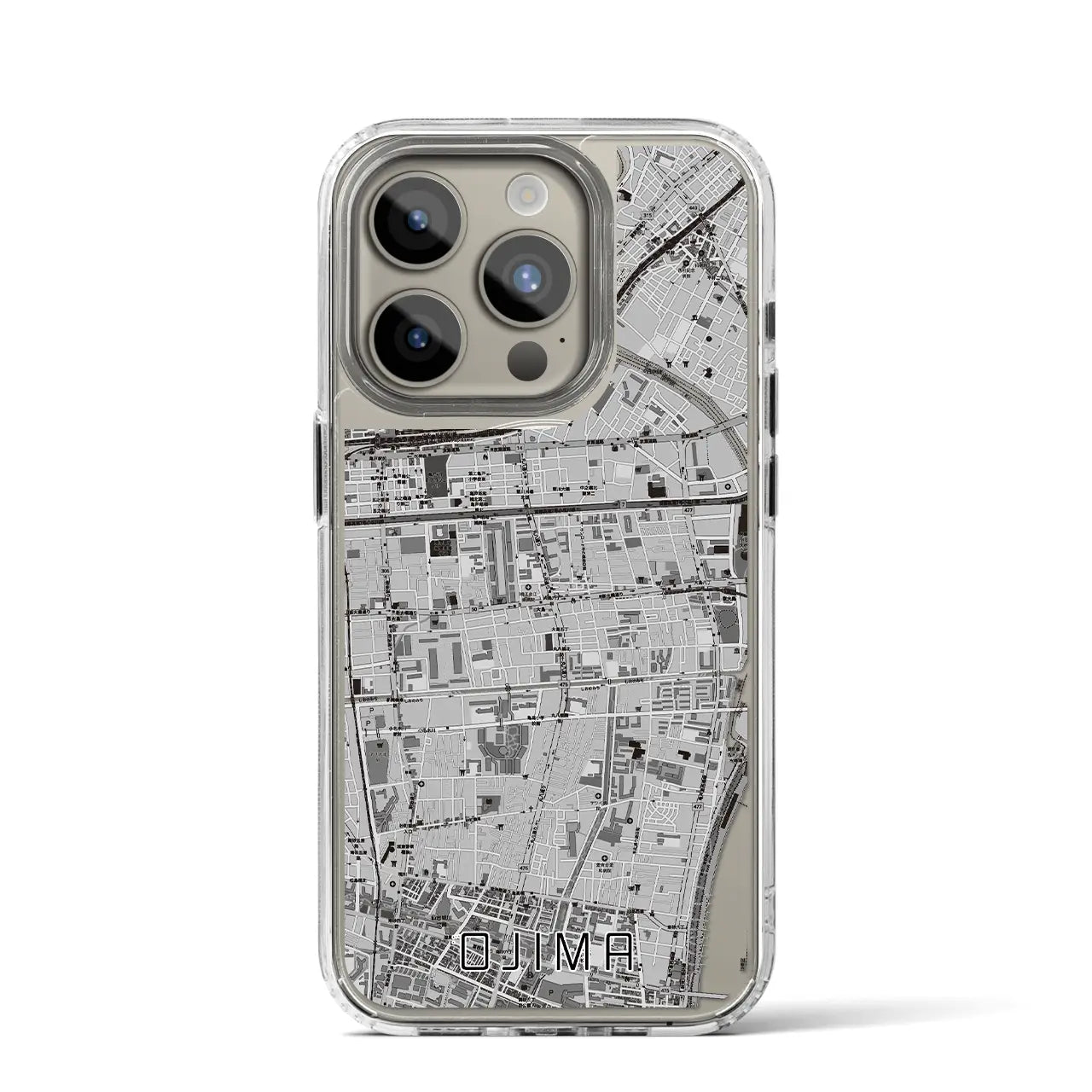 【大島(東京都)】地図柄iPhoneケース(MagSafeタイプ)