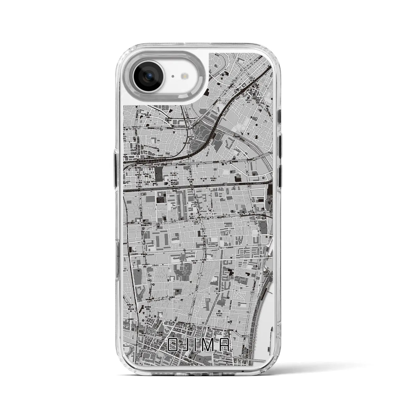 【大島(東京都)】地図柄iPhoneケース(MagSafeタイプ)