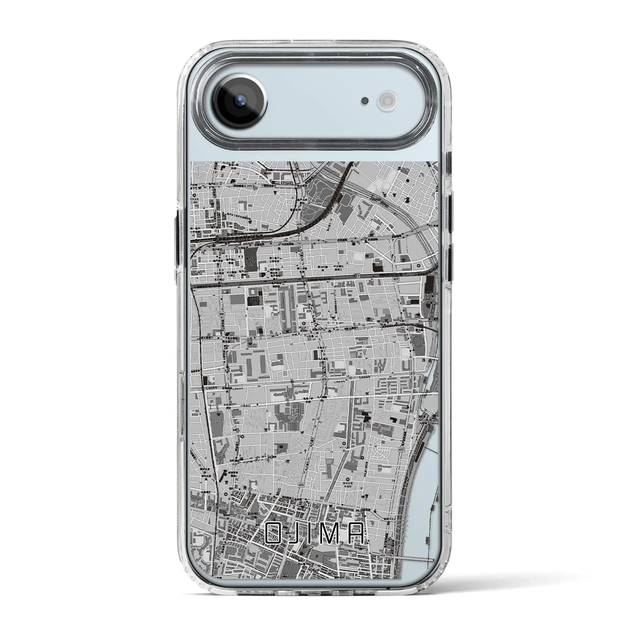 【大島(東京都)】地図柄iPhoneケース(MagSafeタイプ)