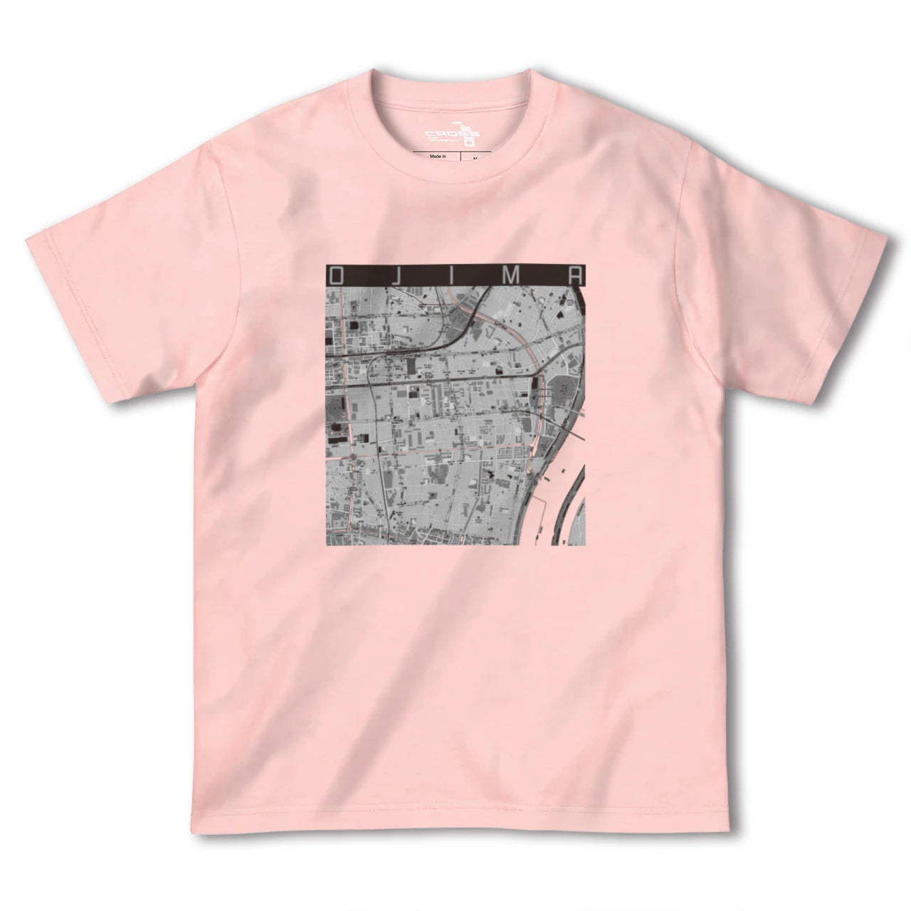 【大島(東京都)】地図柄ヘビーウェイトTシャツ