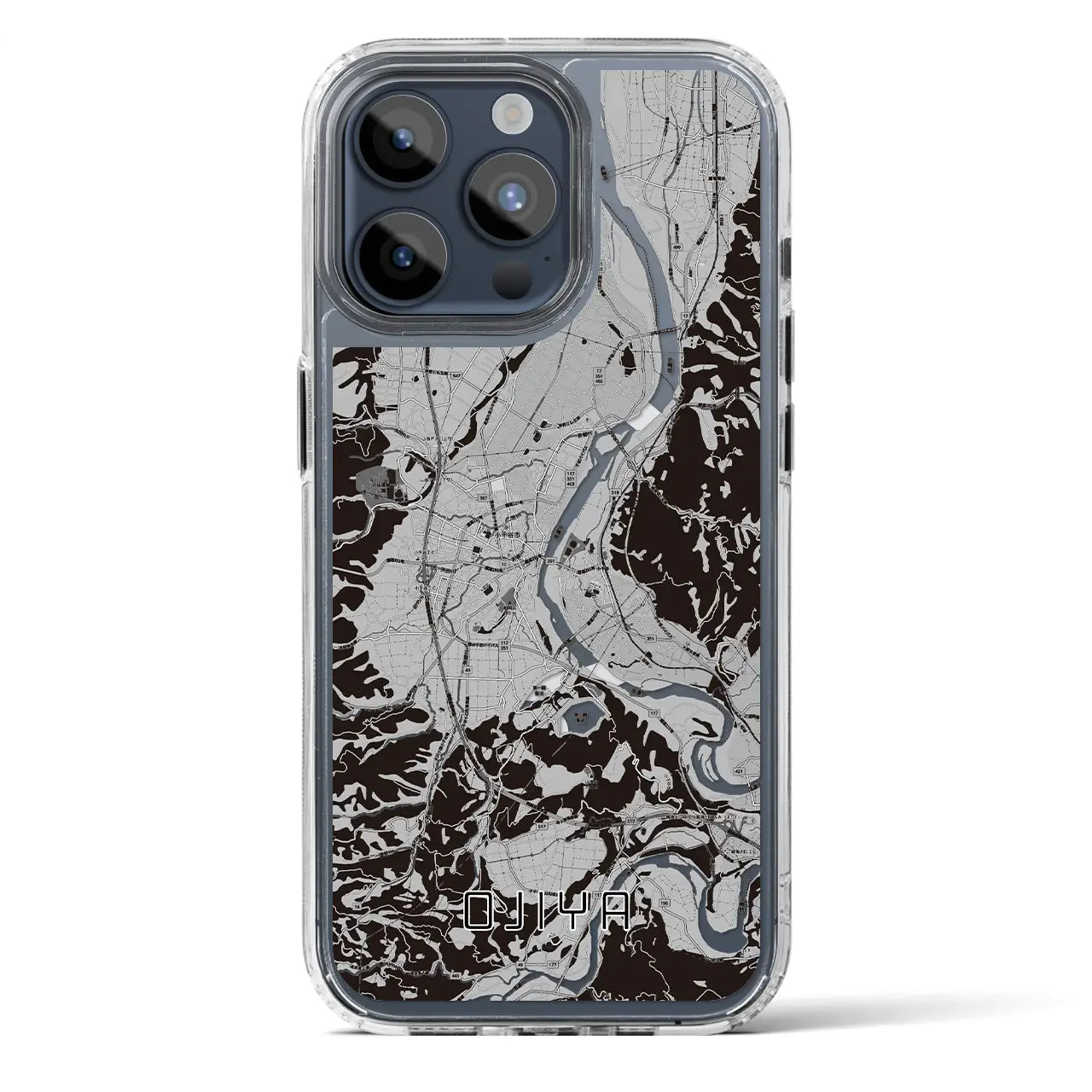 【小千谷(新潟県)】地図柄iPhoneケース(MagSafeタイプ)