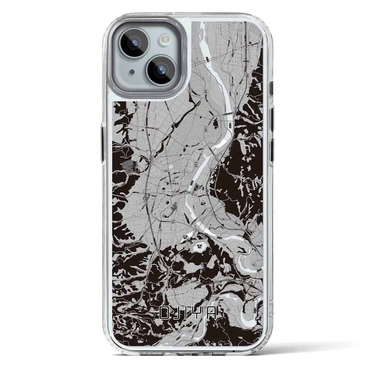 【小千谷(新潟県)】地図柄iPhoneケース(MagSafeタイプ)